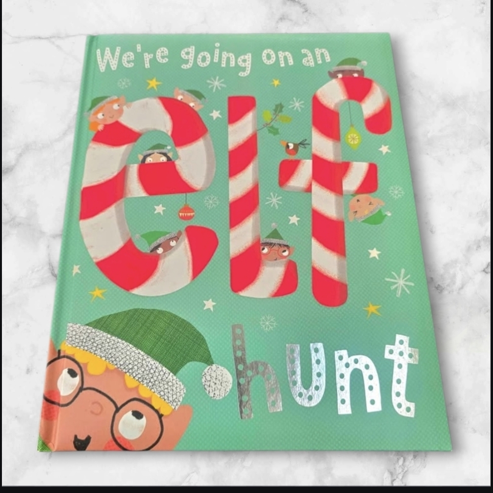 New Elf Hunt Kids Book - Green and Red